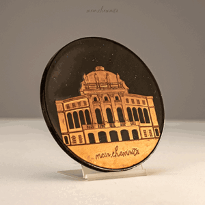 Untersetzer mit Chemnitzer Motiven als Chemnitzer Souvenir der große Renner zur Kulturhauptstadt 2025 in Chemnitz