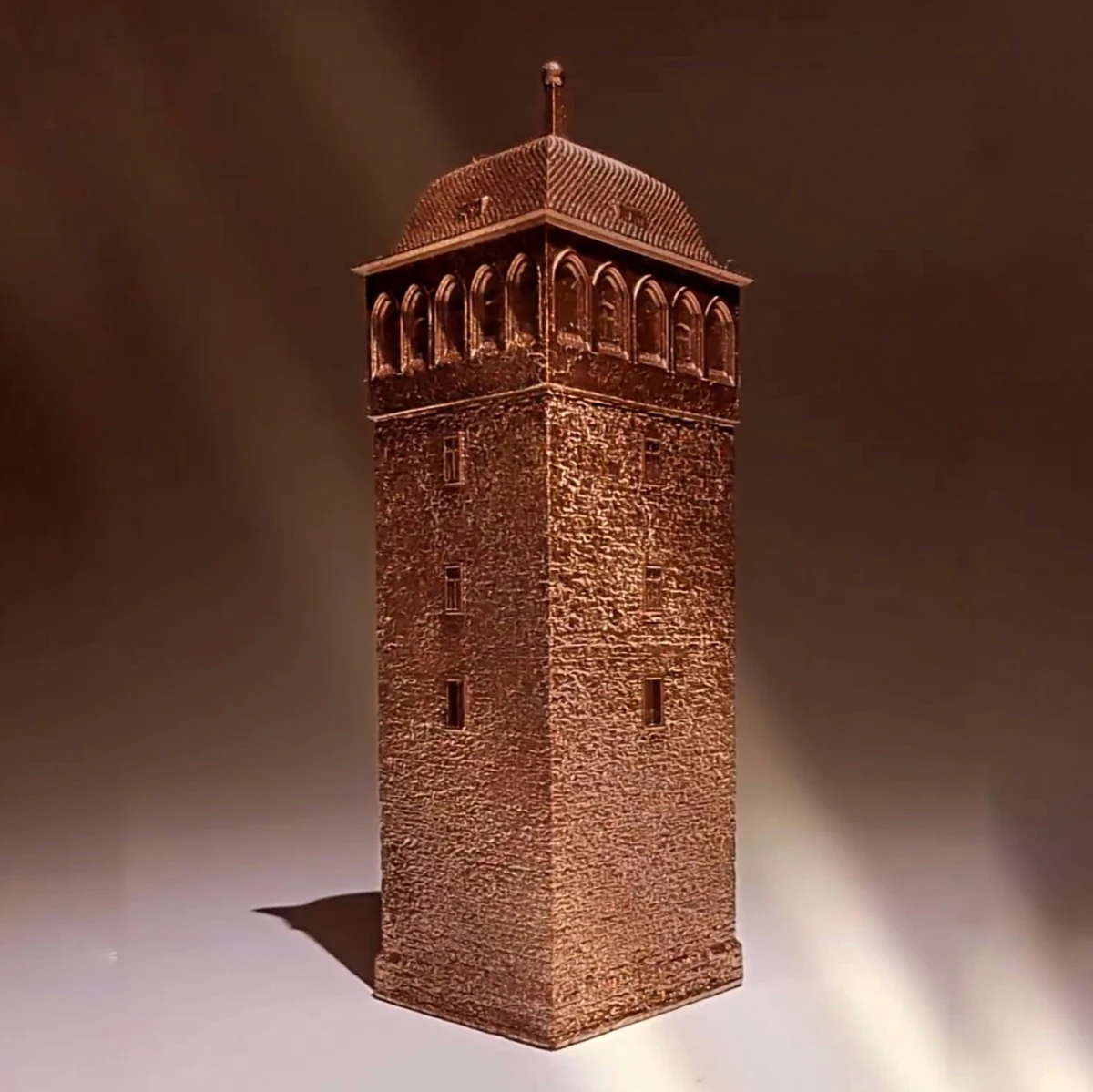 Kühlschrankmagnet Roter Turm Chemnitz – Souvenir mit bekanntem Wahrzeichen der Stadt